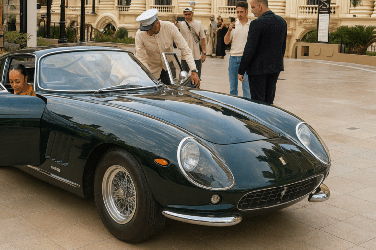 Charles Leclerc drove a Ferrari 275 GTB through Monaco, putting a rare vintage Ferrari on public roads rather than in a collection