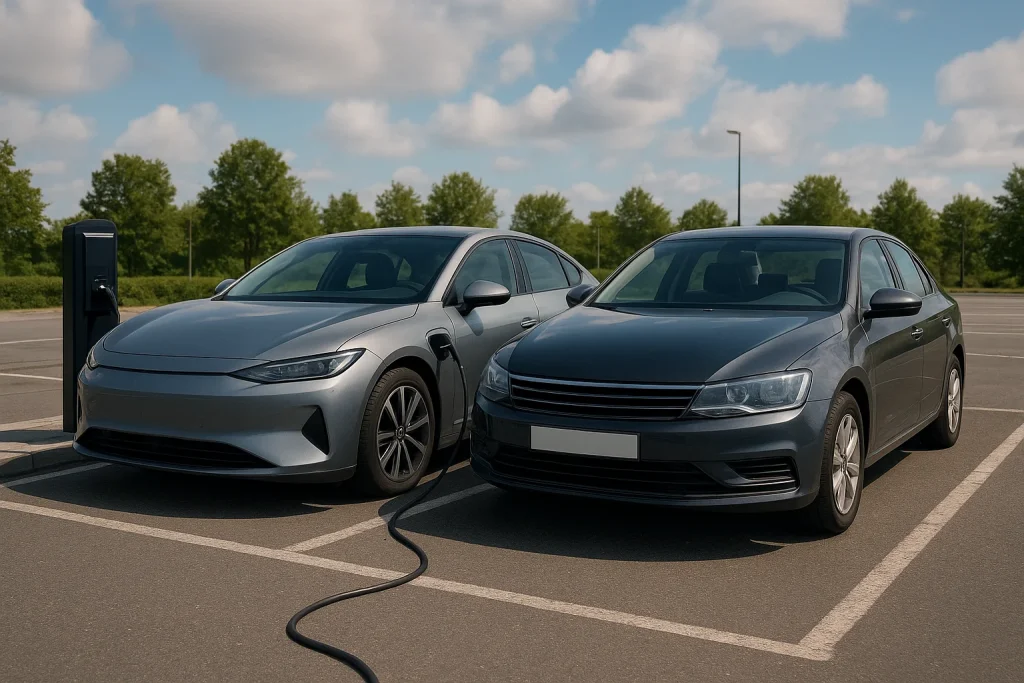Price gap between used electric and gas cars reaches lowest point ever at $900