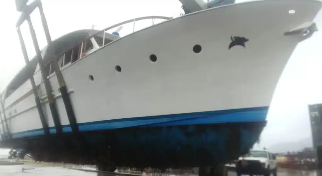 Abandoned superyacht restored