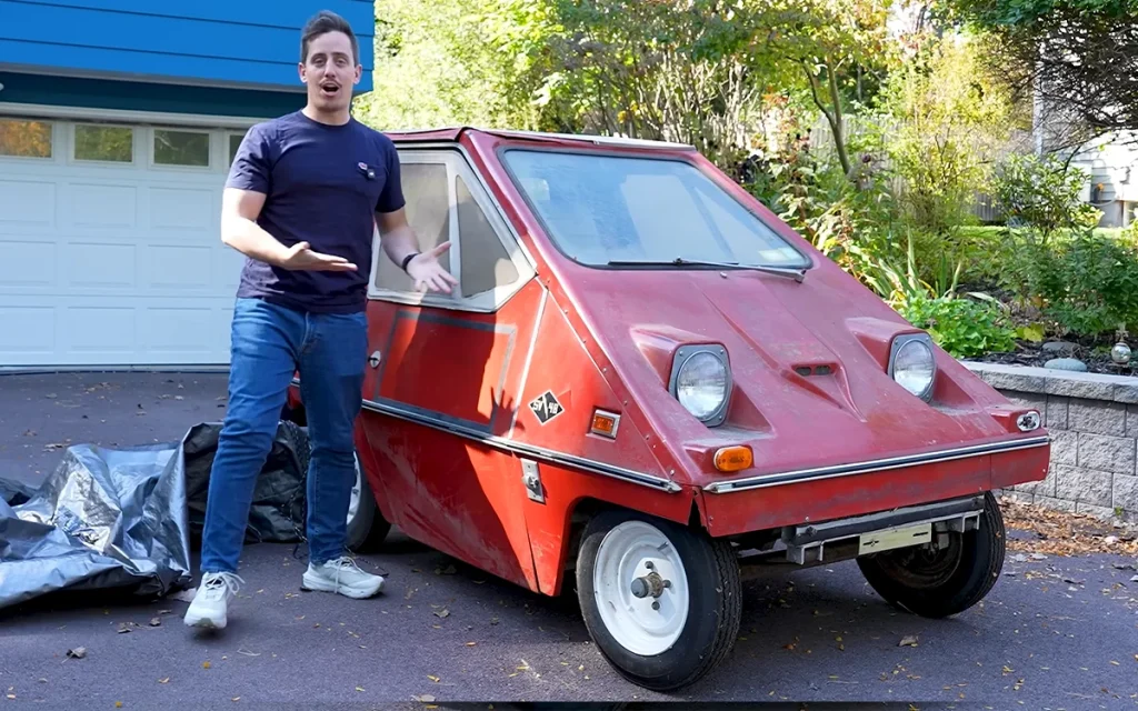 This is the incredible cheese wedge car, the Sebring CitiCar, that was once the best-selling EV in America before Tesla came knocking