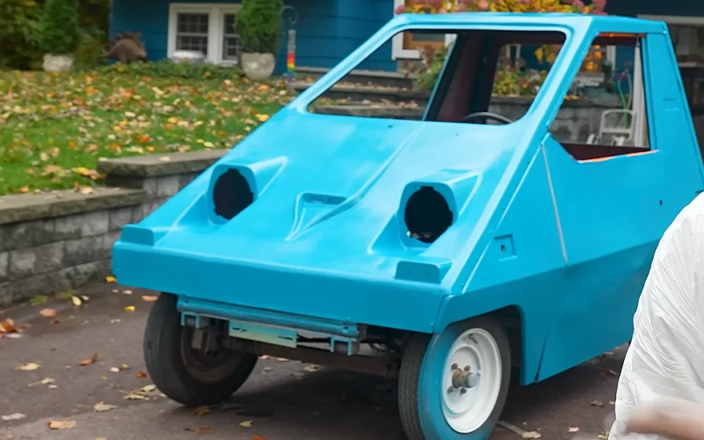 This is the incredible cheese wedge car, the Sebring CitiCar, that was once the best-selling EV in America before Tesla came knocking