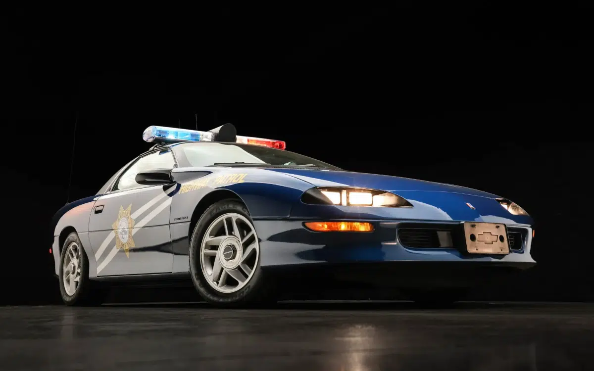 Ex-Nevada highway patrol Camaro for sale, still equipped with pursuit-ready gear