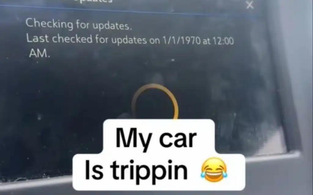 Man started up his 2019 Chevrolet Equinox and was presented with the last message he expected from the infotainment system