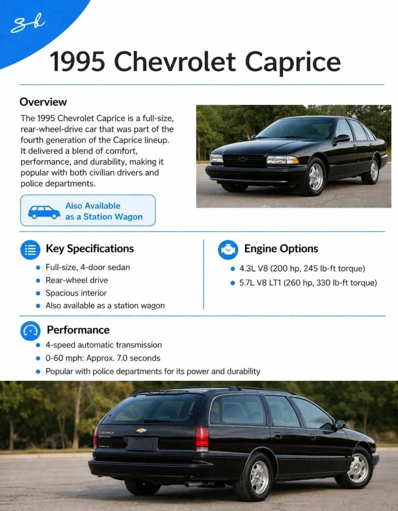 US man fixes up his grandpas 1995 Chevy Caprice wagon and modifies it to make it look as cool as possible