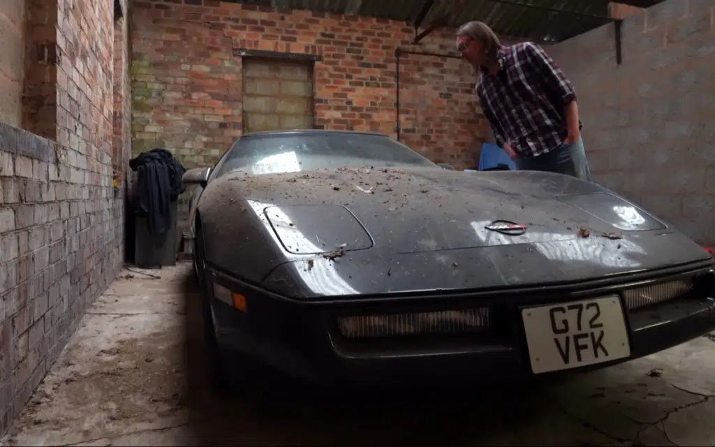 Chevrolet Corvette C4, one of the best American sports cars, found in a UK barn find alongside Ford Mustang