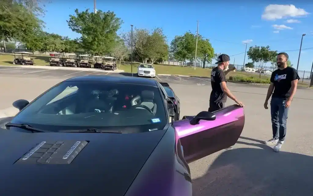 Popular YouTuber Corey Funk bought a totaled Chevrolet Corvette, but after restoring and upgrading it, the original owner was left in awe