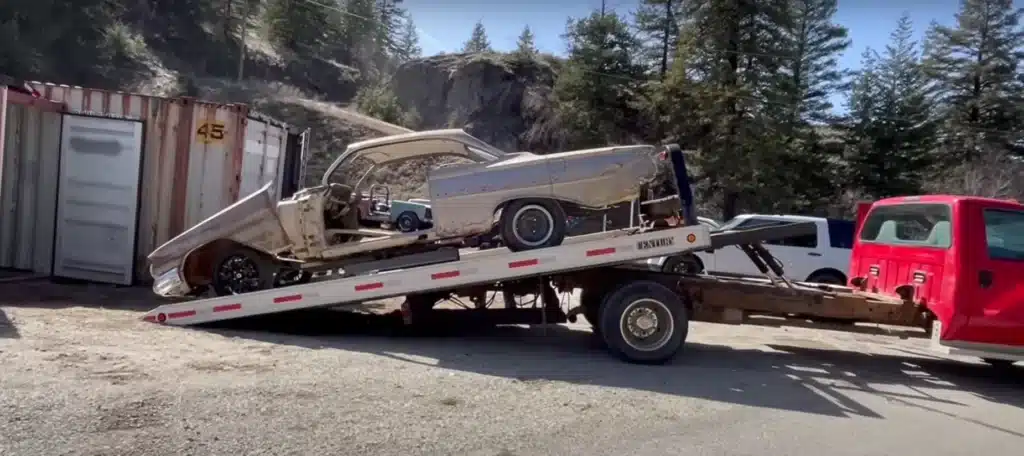 Drivers make wild Chevrolet discovery inside old shipping container