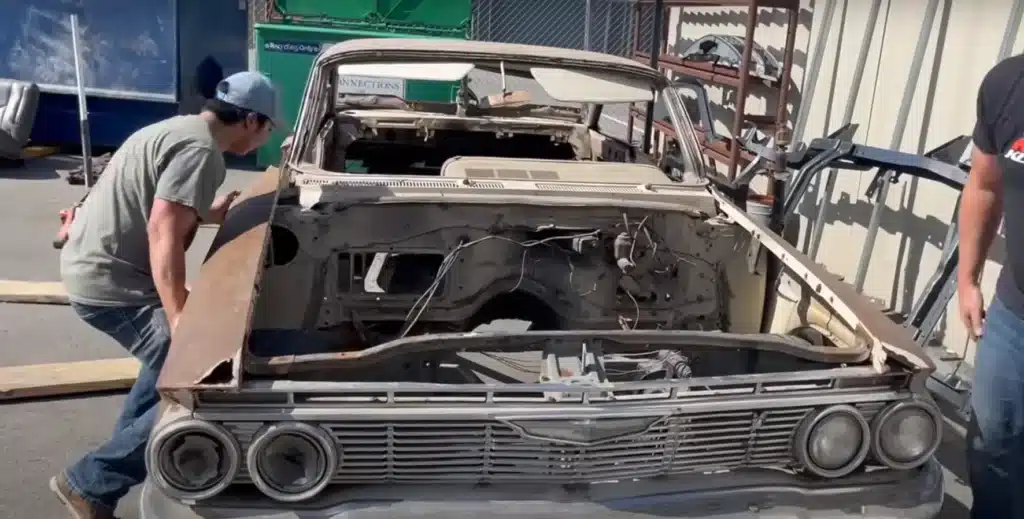 Drivers make wild Chevrolet discovery inside old shipping container