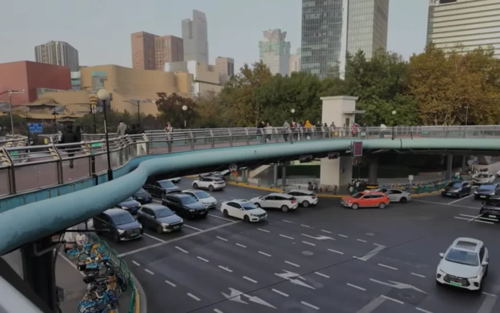 This YouTuber decided to head to China's richest city to see which vehicles dominate the street