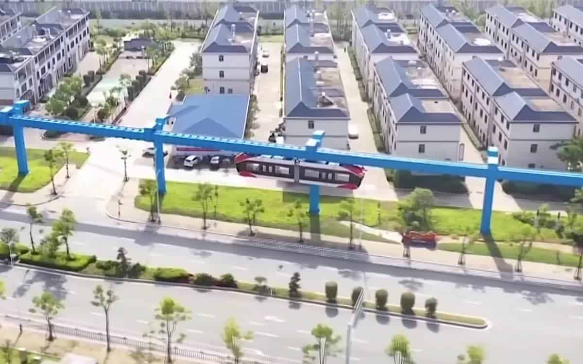 China sky train