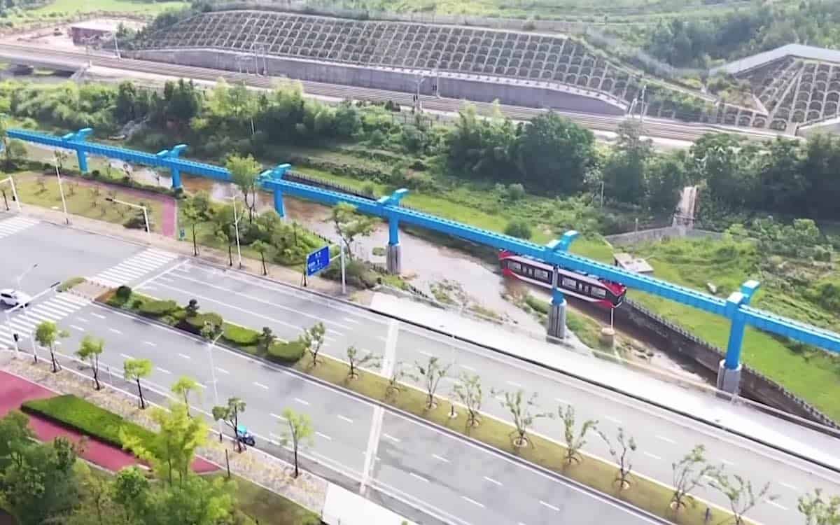 Chinese sky train