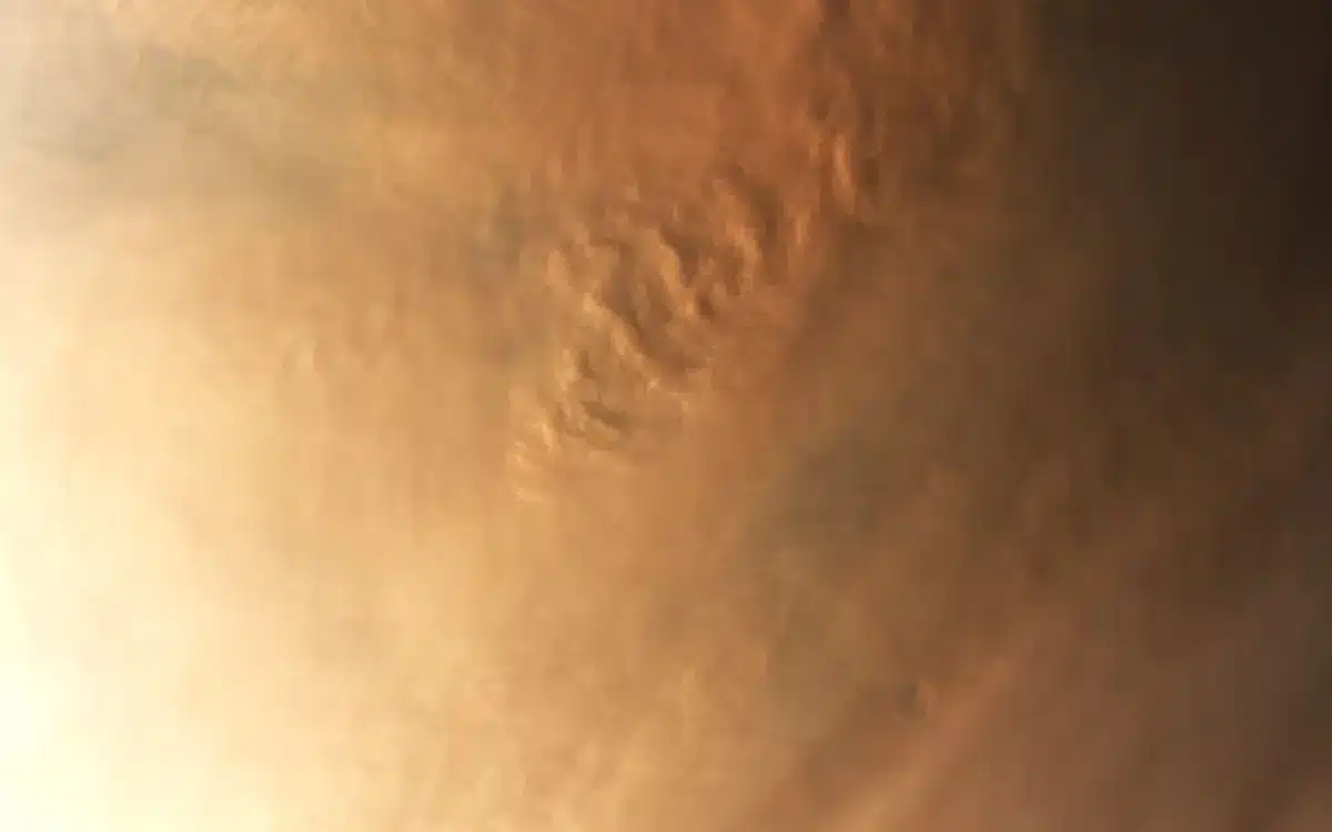 China’s spacecraft captured unbelievable image from orbit of Mars dust storm
