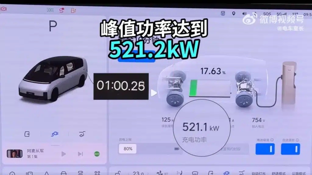 Li Auto Mega van charging