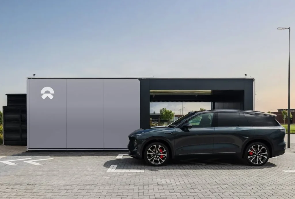 Chinese automaker is pioneering a battery swapping system that could potentially reduce charging times to around three minutes