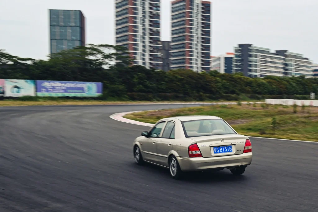 This Chinese practical driving test course is completely unforgiving and one tiny miscalculation will cost you