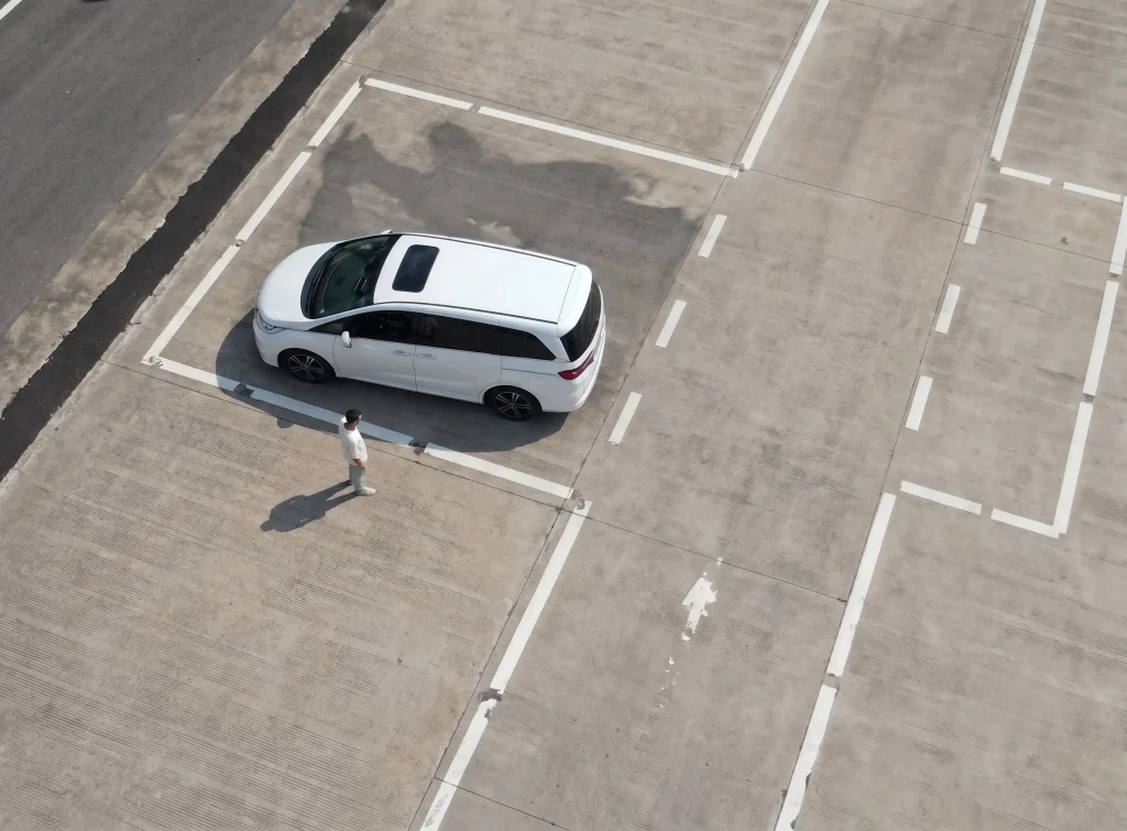 This Chinese practical driving test course is completely unforgiving and one tiny miscalculation will cost you