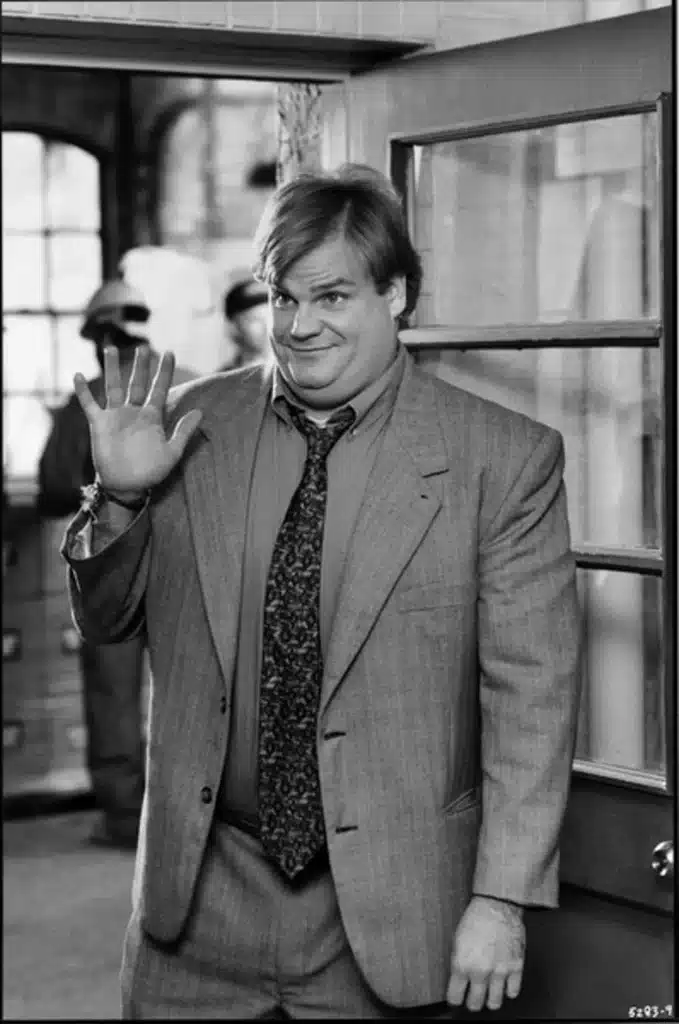 Ford CEO Jim Farley is related to some incredible comedic royalty - because he is cousins with the late Chris Farley.