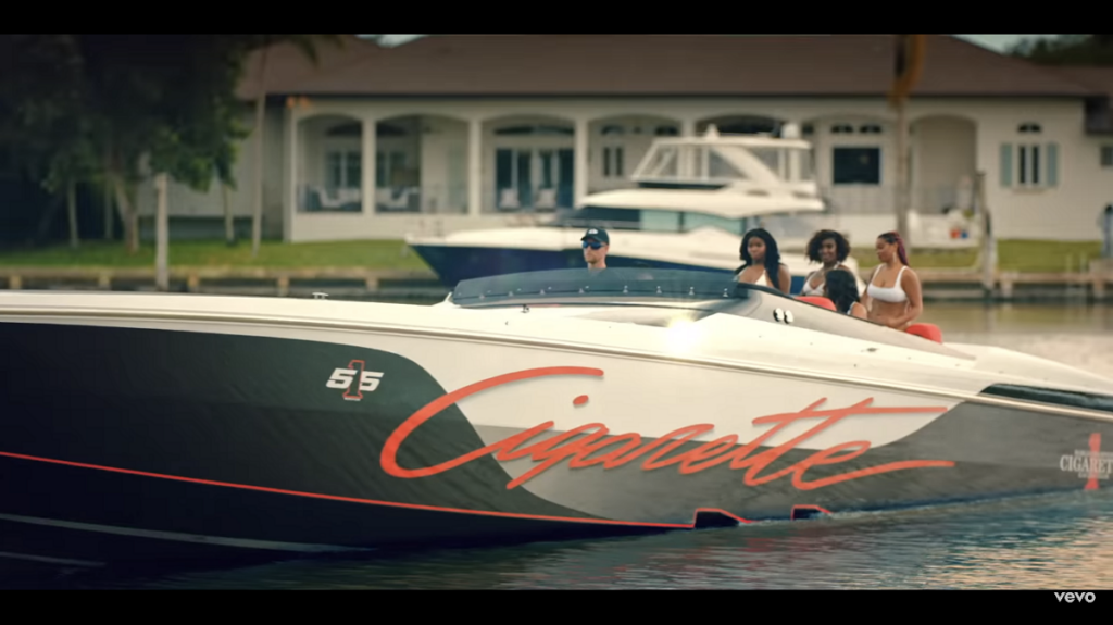 Cigarette yacht in DJ Khaled music video
