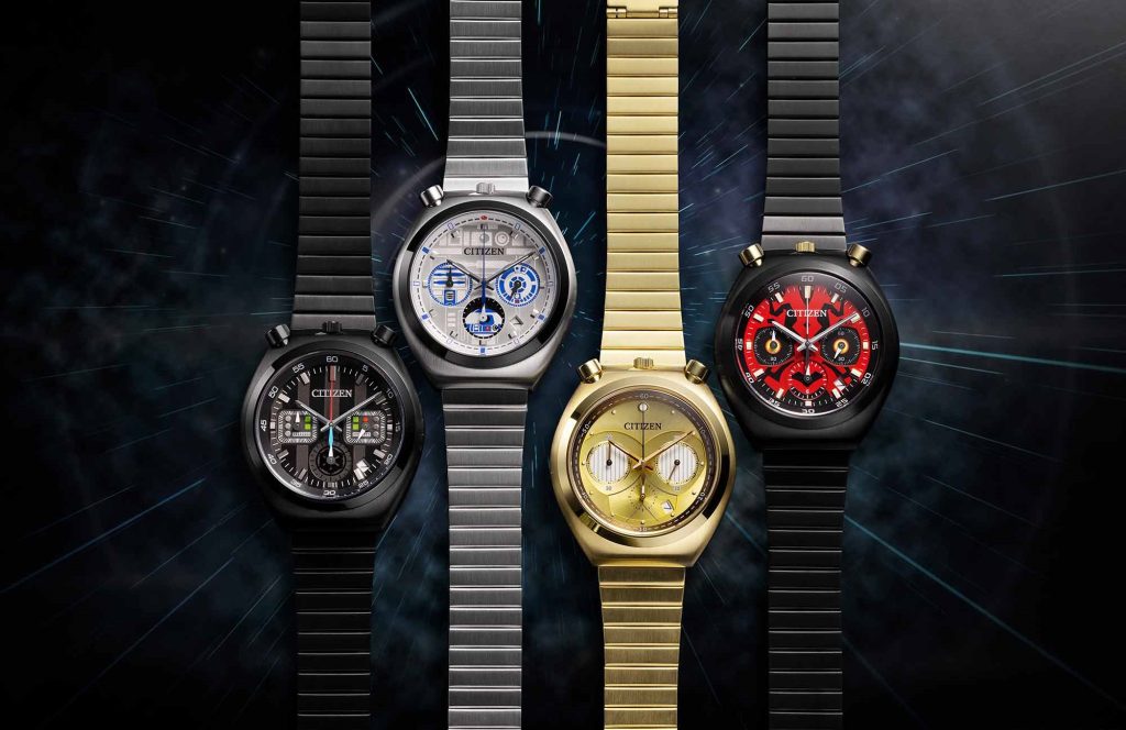 Citizen has created four Star Wars watches, inspired by Darth Vader, R2-D2, C-3PO and Darth Maul.