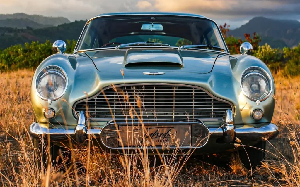 These aluminum replica cars of classic Toyota and Aston Martin models are so well made that they look unrecognizable from the real thing