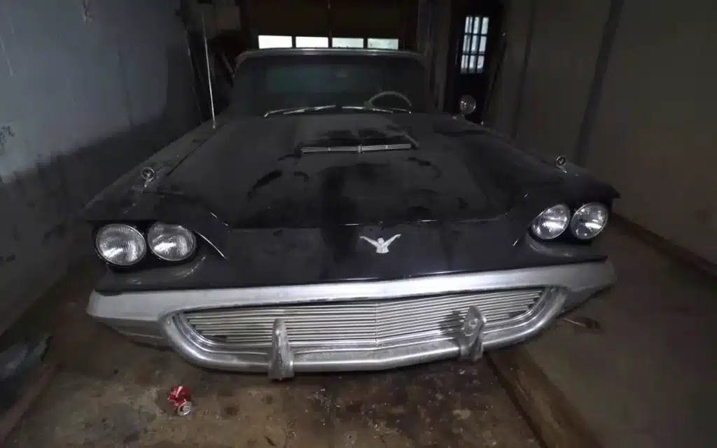 Classic Cars found in Abandoned Mansion Thunderbird