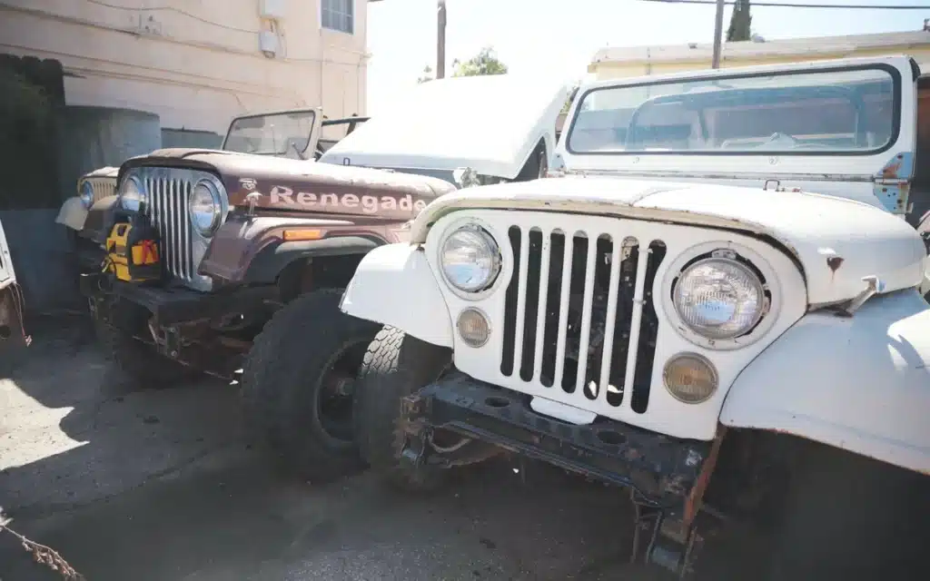 These guys traveled from Texas to California to try and restore classic Jeep CJs