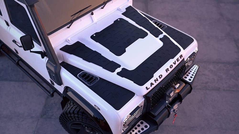 The Classic Overland White Rhino 6x6 Land Rover Defender
