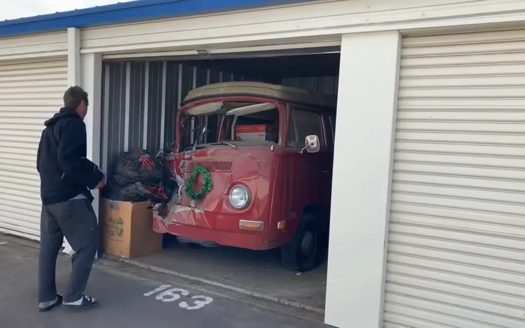 Californian paid $750 for abandoned storage unit and in it was an iconic Volkswagen classic campervan destined for profit