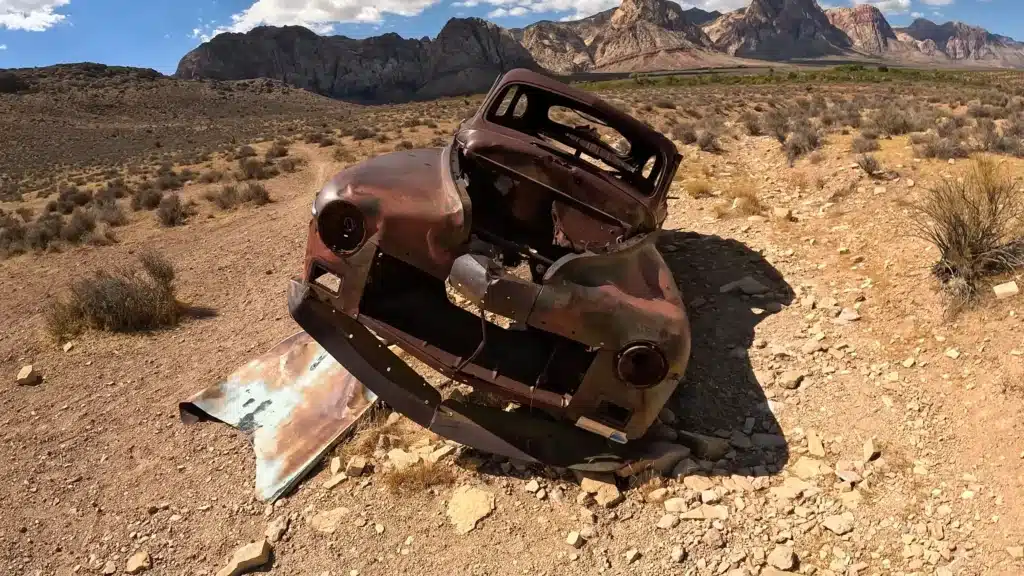 Classic-cars-buried-at-a-secret-spot-in-the-Las-Vegas-Desert