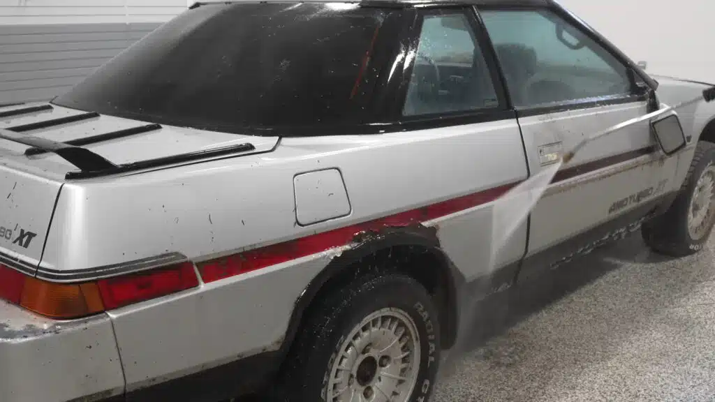 Cleaning-the-1986-Subaru-XT-Turbo