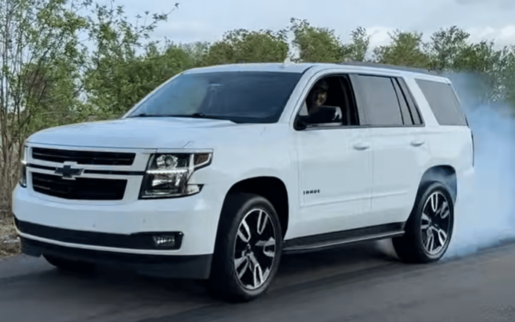 Cleetus McFarland managed to get his wife's Chevrolet Tahoe into his shop to modify - and she is taken by surprise.