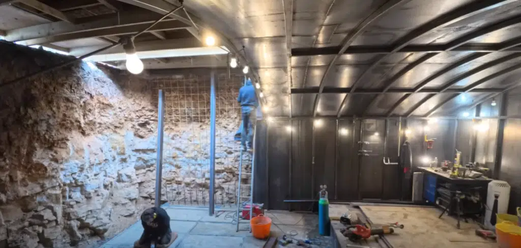 Colin Furze has been hard at work constructing a secret garage underneath his house.