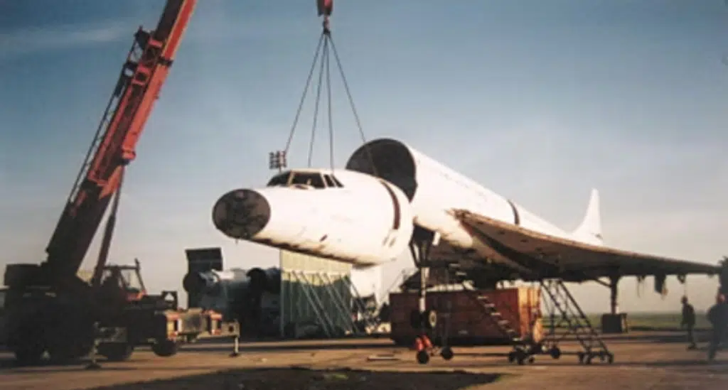 Air France Concorde F-BVFD scrapped at Le Bourget