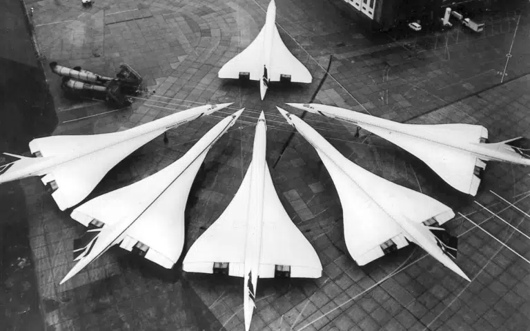 Concorde lineup Heathrow