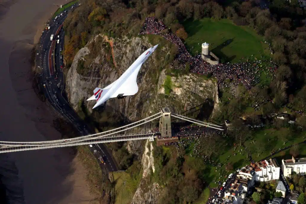 Concorde final flight, Bristol November 26th 2003, after final flight from JFK to Heathrow