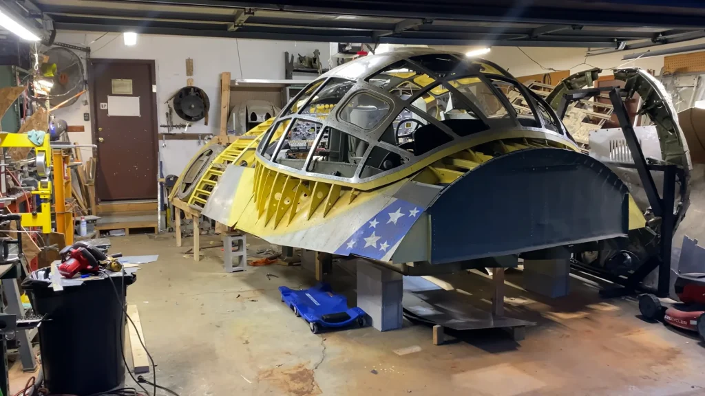 West Virginia man has spent 5 years and over $200,000 building the last Convair B-36H Peacemaker in his garage