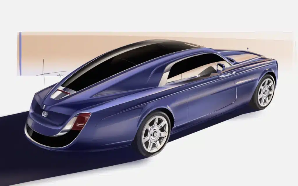 The one-of-a-kind Rolls-Royce Sweptail, one of the rarest Rolls-Royce cars ever