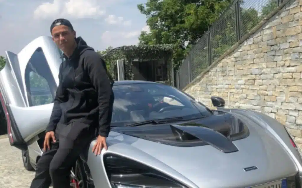 A McLaren Senna belonging to Cristiano Ronaldo