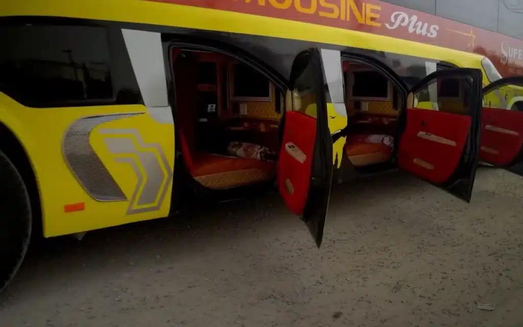 Buses in Pakistan have 'business class' seating instead of the luggage compartment