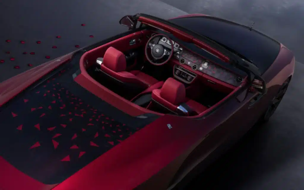 A Rolls‑Royce Droptail La Rose Noire