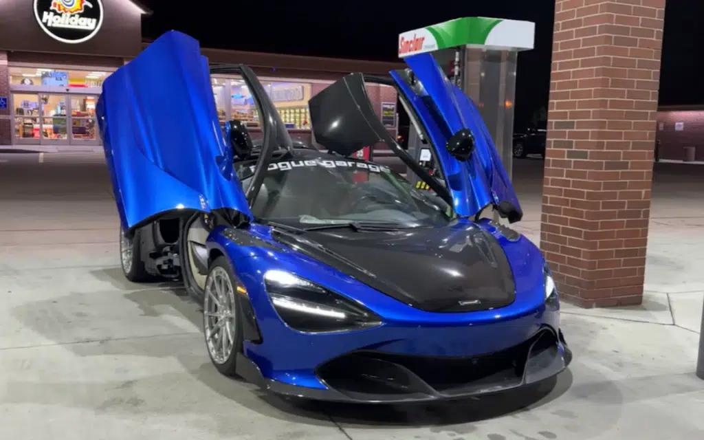 Man rebuilding McLaren 720S shows test drive doesn't go to plan