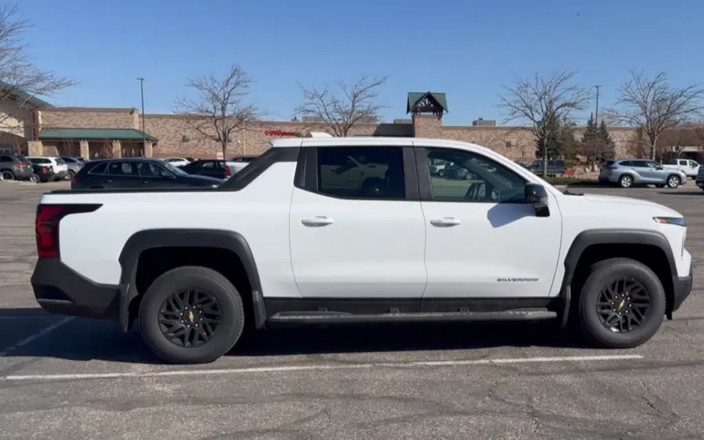 Chevrolet Silverado EV detail makes man proud to be American