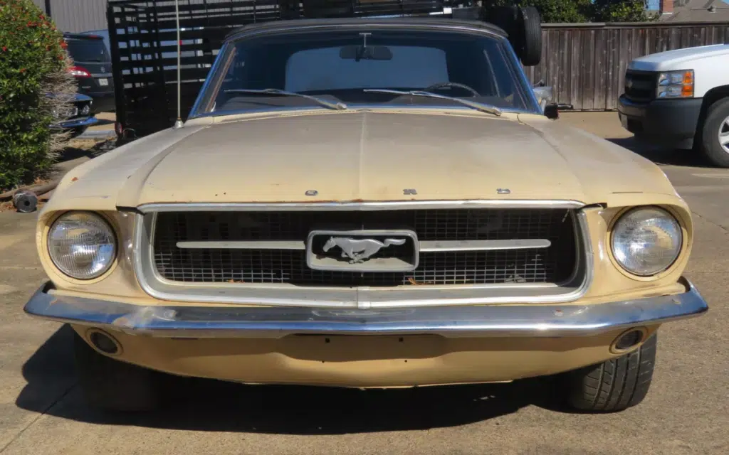 A dealer sold 1967 used Mustang convertible found in a barn