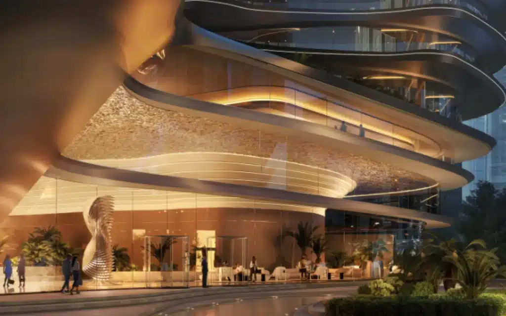 The Bugatti Residences, developed by Binghatti in Dubai, has private car elevators
