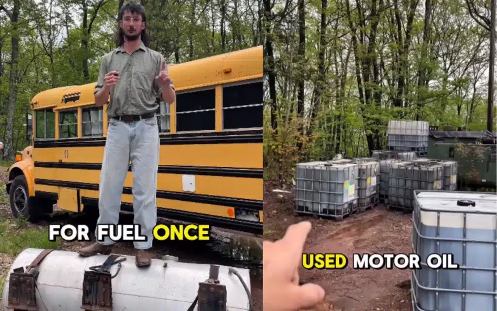 Using homemade diesel to fuel a 7,000 mile trip from New York to California on a school bus