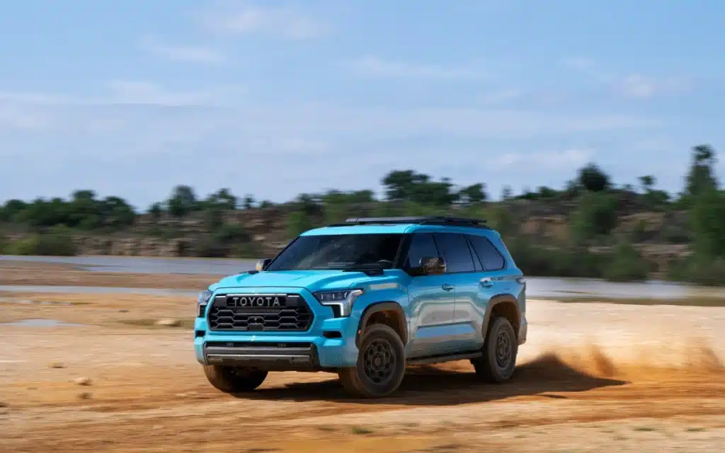 Toyota's new exclusve Wave Maker blue for special Toyota models only