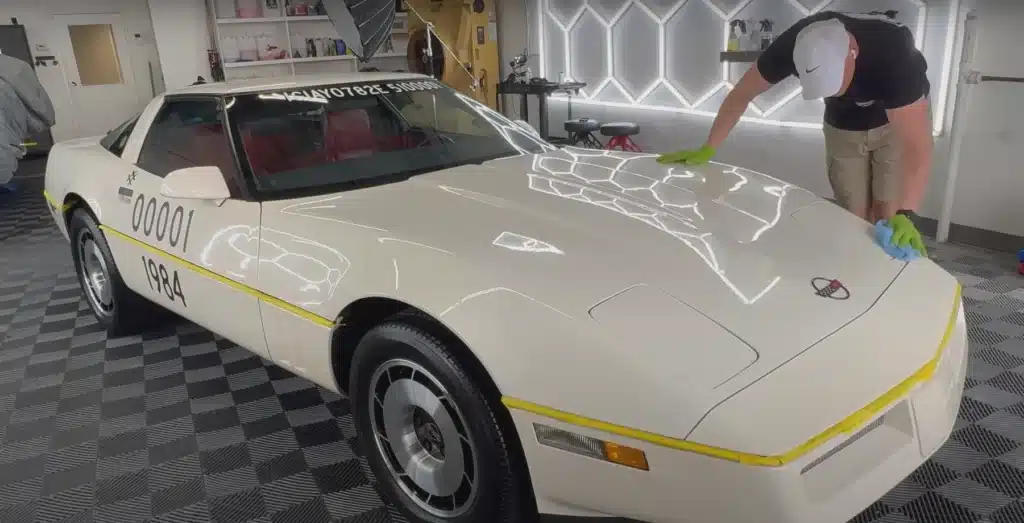 Why the recently found first ever C4 Corvette sat unused in an American garage and only had 277 miles
