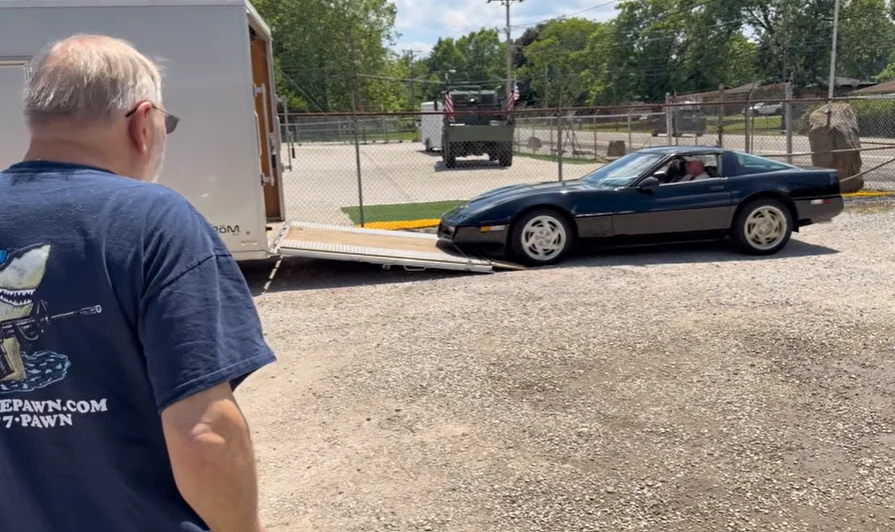US grandpa cries after seeing his late wife's 1990 C4 Corvette cleaned for the first time in 25 years