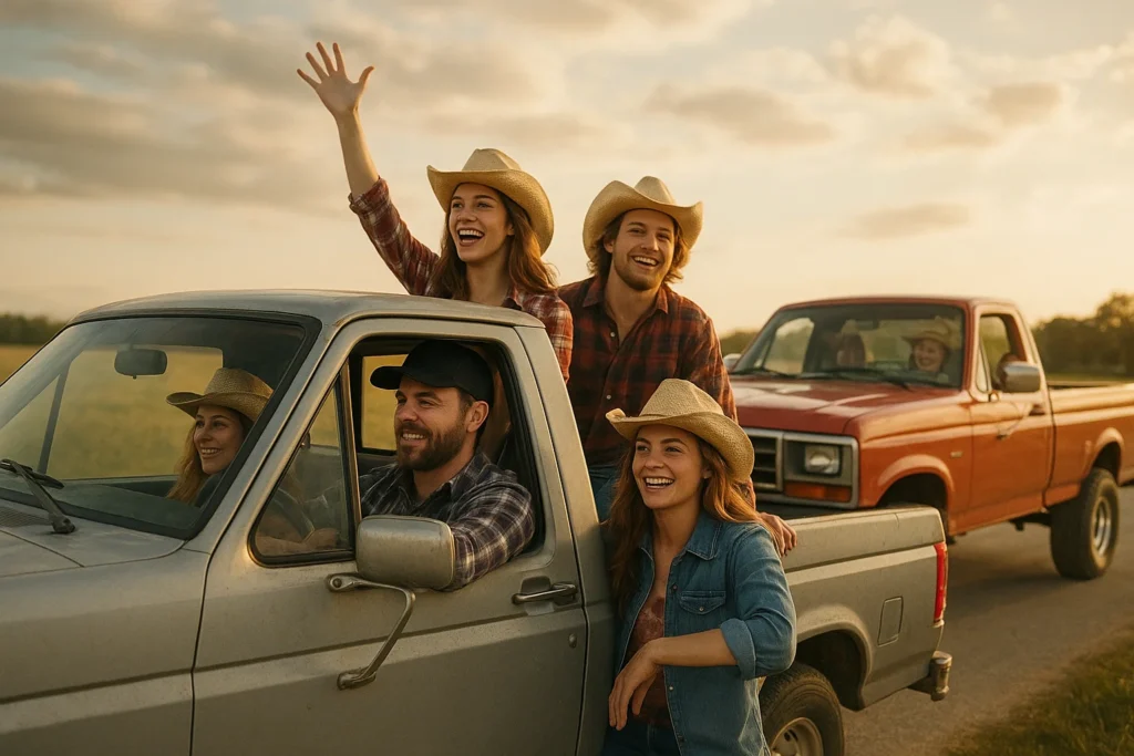 There's a very real story why country music and pickup trucks go hand-in-hand