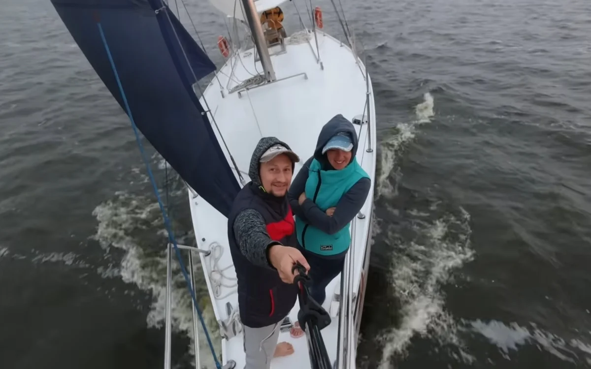 Couple spends 10 years building two huge homemade yachts in their backyard and one looks like it came straight out of a factory